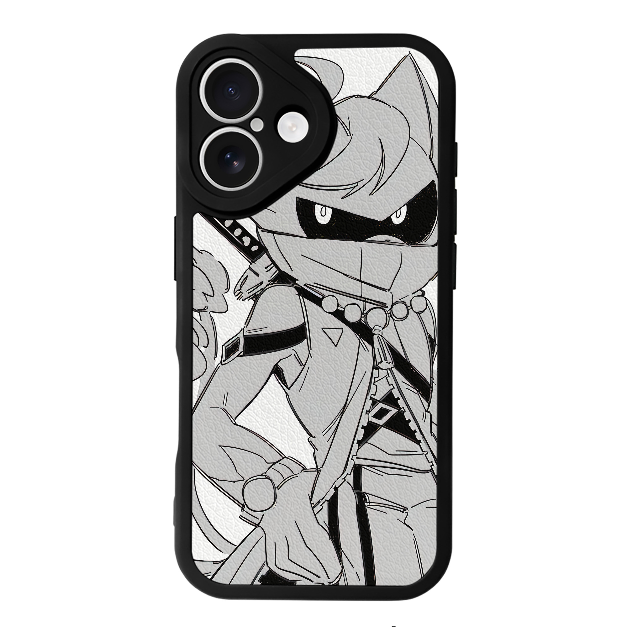 （画像用） 妖怪ウォッチ Yo-kai Watch 【iPhone 16シリーズ対応】シリコンスマホケース（レザー調） 材質：シリコン